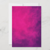Neon Pink Smoke Flat Card - Anpassbar (Vorderseite)
