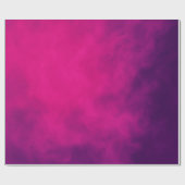 Neon Pink Smoke Gift Wrap - Anpassbar Geschenkpapier (Flach)