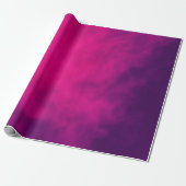 Neon Pink Smoke Gift Wrap - Anpassbar Geschenkpapier (Ungerollt)