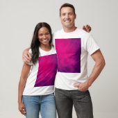 Neon Pink Smoke Männer Custom T - Shirt (Unisex)