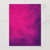 Neon Pink Smoke Postcard - individuell einstellbar Postkarte (Vorderseite)
