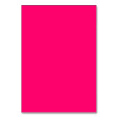 Neon Pink Smoke Table Card - Anpassbar Tischnummer (Rückseite)