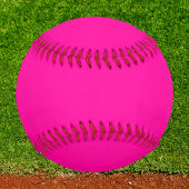 Neon Pink Solid Color Baseball