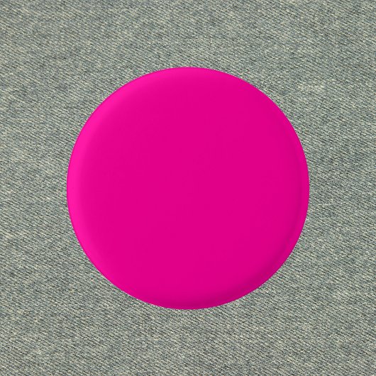 Neon Pink Solid Color Button