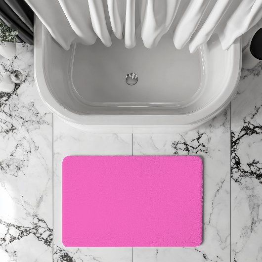 Neon Pink Solid Color | Classic Badematte