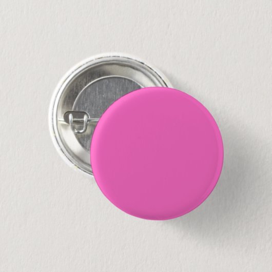 Neon Pink Solid Color | Classic Button (Vorne & Hinten)