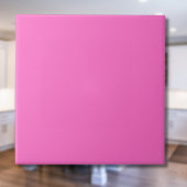 Neon Pink Solid Color | Classic | elegant Fliese