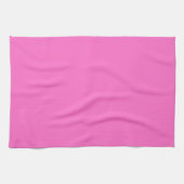 Neon Pink Solid Color | Classic Geschirrtuch (Horizontal)