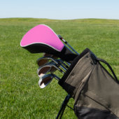 Neon Pink Solid Color | Classic Golf Headcover (In SItu)