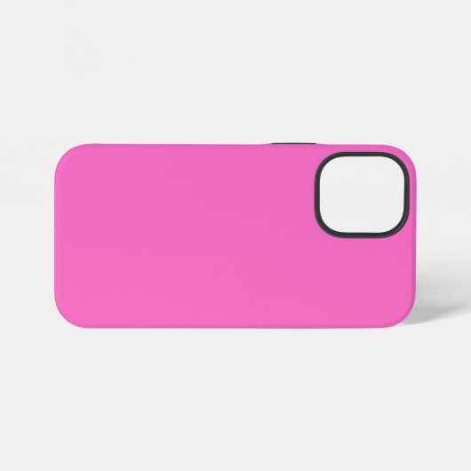 Neon Pink Solid Color | Classic iPhone Hülle (Rückseite (Horizontal))