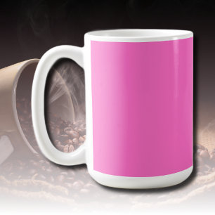 Neon Pink Solid Color Classic Kaffeetasse