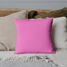 Neon Pink Solid Color | Classic Kissen