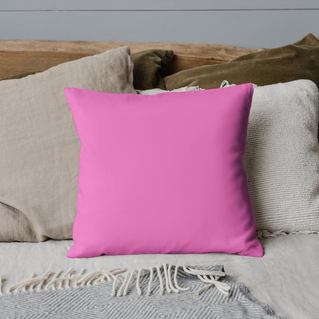 Neon Pink Solid Color | Classic Kissen (Von Creator hochgeladen)