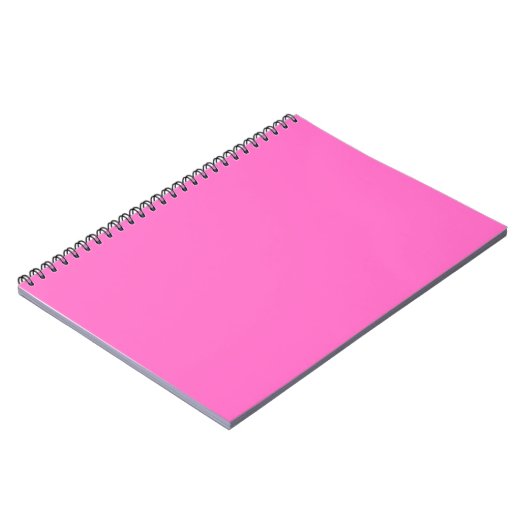 Neon Pink Solid Color | Classic Notizblock (Linke Seite)