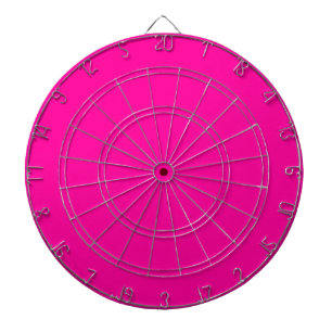 Neon Pink Solid Color Dartscheibe