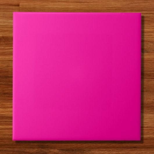 Neon Pink Solid Color Fliese