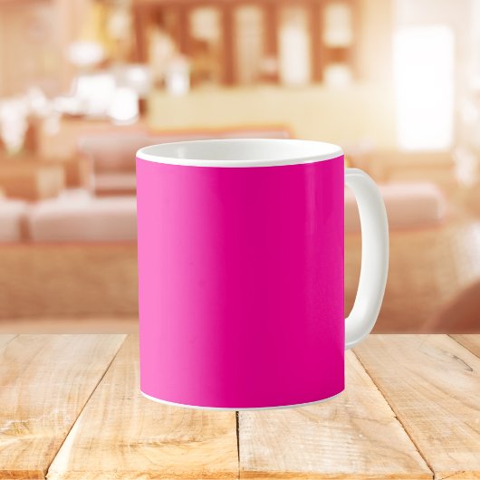 Neon Pink Solid Color Kaffeetasse