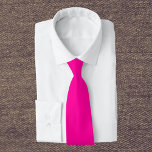 Neon Pink Solid Color Krawatte<br><div class="desc">Neon Pink Solid Color</div>