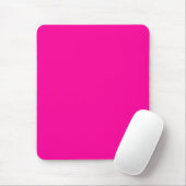 Neon Pink Solid Color Mousepad (Mit Mouse)