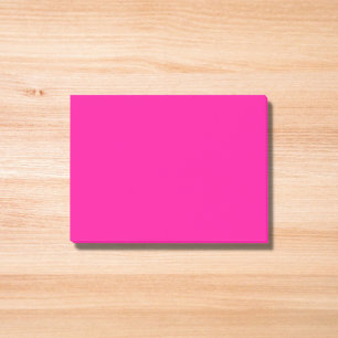Neon Pink Solid Color Post-it Klebezettel