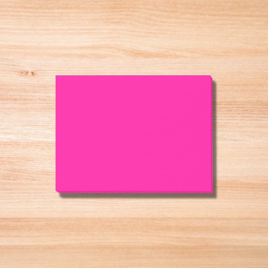 Neon Pink Solid Color Post-it Klebezettel