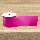 Neon Pink Solid Color Satinband
