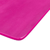 Neon Pink Solid Color Schneidebrett (Ecke)