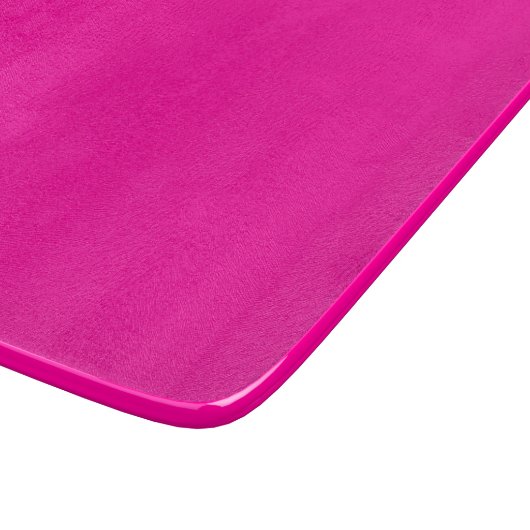 Neon Pink Solid Color Schneidebrett (Ecke)
