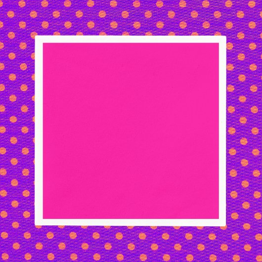 Neon Pink Solid Color Serviette