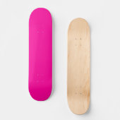 Neon Pink Solid Color Skateboard (Vorderseite)