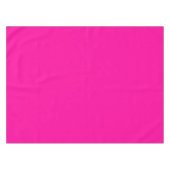 Neon Pink Solid Color Tischdecke (Vorderseite (Horizontal))