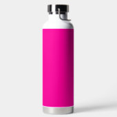 Neon Pink Solid Color Trinkflasche (links)