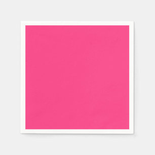 Neon Pink Standard Cocktail Paper Napkin Serviette
