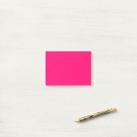 Neon Pink Sticky Notes - Custom & Bulk Orders Post-it Klebezettel (Auf Schreibtisch)