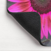 Neon Pink Sunflower Mousepad (Ecke)