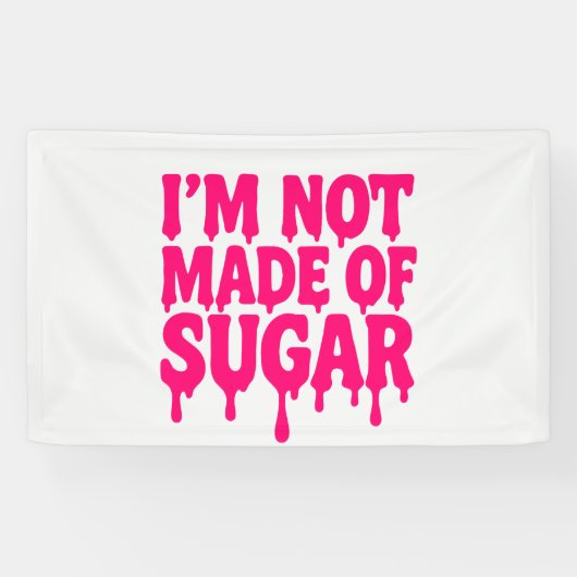 Neon Pink Tropfen Quote Banner - Anpassbar (Horizontal)