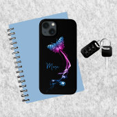 Neon Pink und Blue Butterfly Case-Mate iPhone Hülle