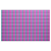 Neon Pink und Kariertes Muster Stoff (Yard (91,4 cm))