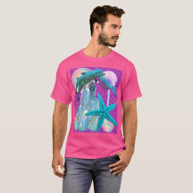 Neon Pink Vaporwave/Seapunk Ästhetik, Dolphin