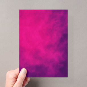 Neon-Pink & Violette Acryl-Einladung – Anpassbar Acryleinladungen