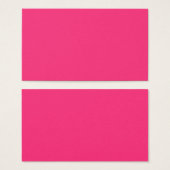 Neon Pink Visitenkarte (Vorne & Hinten)