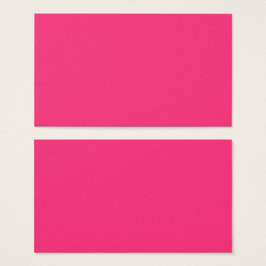 Neon Pink Visitenkarte (Vorne & Hinten)