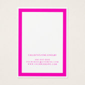 Neon Pink White Border Curring Display (Rückseite)