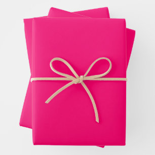 Neon Pink Wrapping Paper - Bulk Set für Veranstalt Geschenkpapier Set