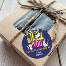 Neon Pink Yellow Glow Niedlich Katzen Vielen Dank 