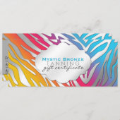 Neon Pink & Yellow Zebra Druckgeschenke Certica (Vorne/Hinten)