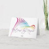 Neon Pink Zebra Karte (Rückseite)