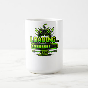 Neon-Pixel-Art-Gamer-Controller Kaffeetasse