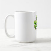 Neon-Pixel-Art-Gamer-Controller Kaffeetasse (Links)