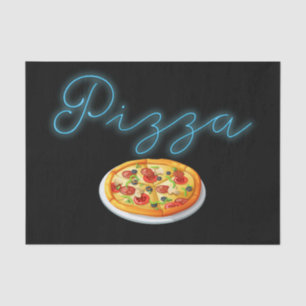 Neon Pizza Sign Seidenpapier